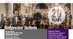 Desktop Screenshot of bridgewater-sinfonia.org.uk